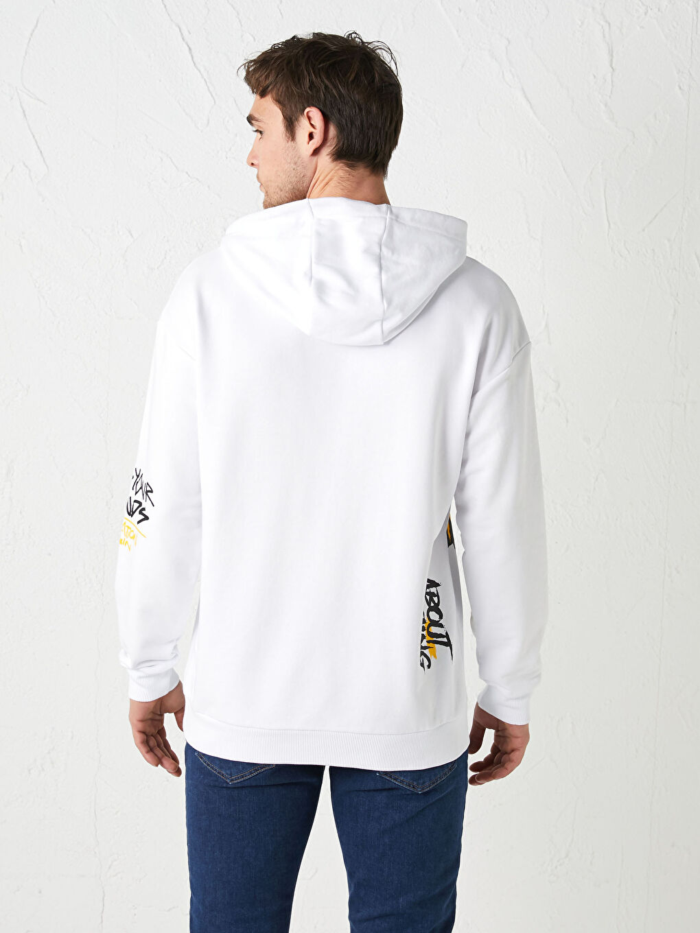 XSIDE Long Sleeve Printed Men's Hoodie -S14511Z8-Q6K - LC