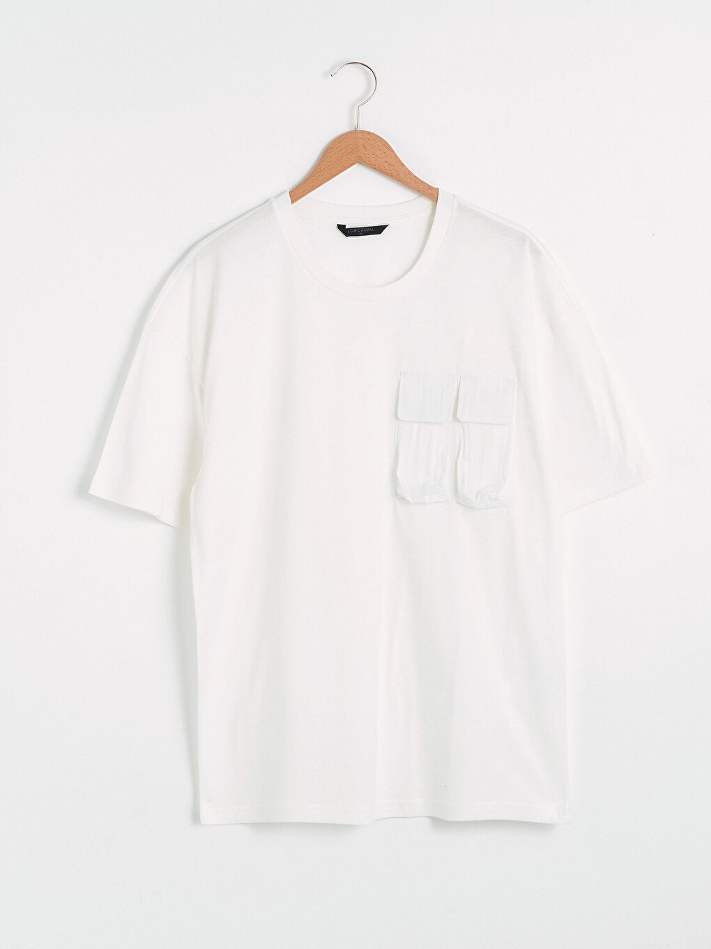 XSIDE Oversize Crew Neck Combed Cotton T-Shirt -S14577Z8-RHG