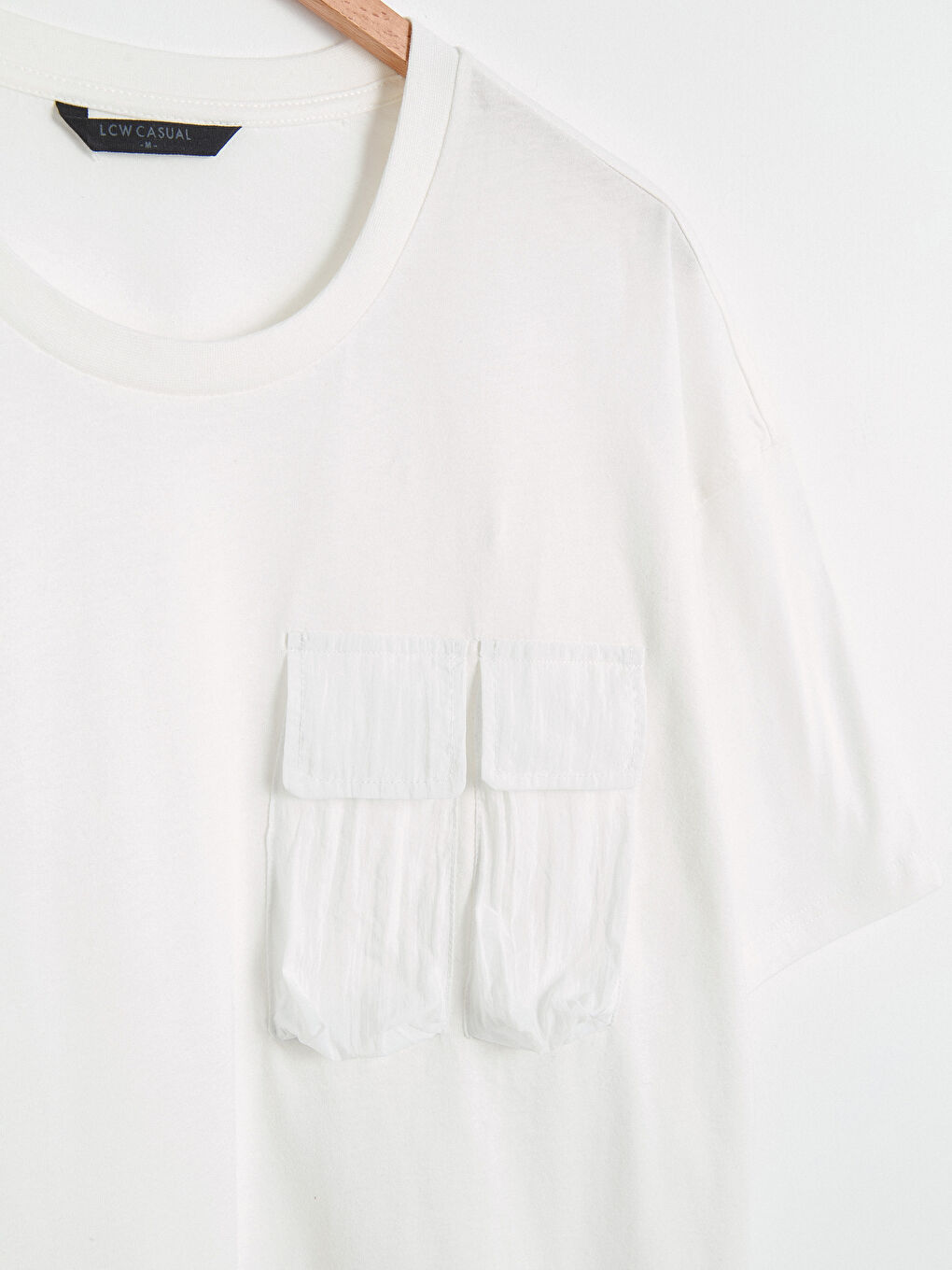 XSIDE Oversize Crew Neck Combed Cotton T-Shirt -S14577Z8-RHG
