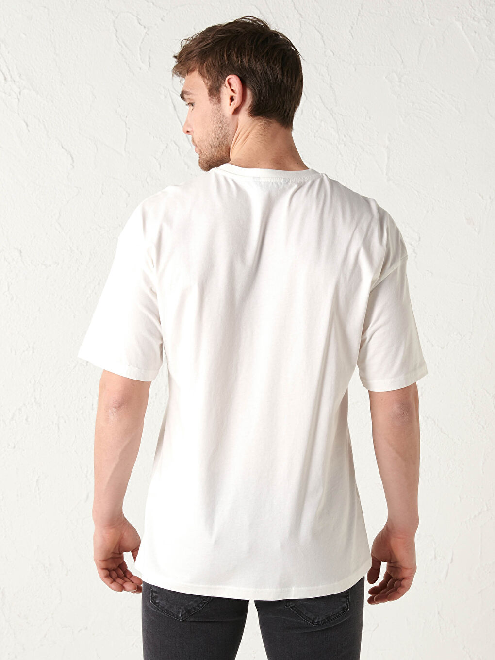 XSIDE Oversize Crew Neck Combed Cotton T-Shirt -S14577Z8-RHG
