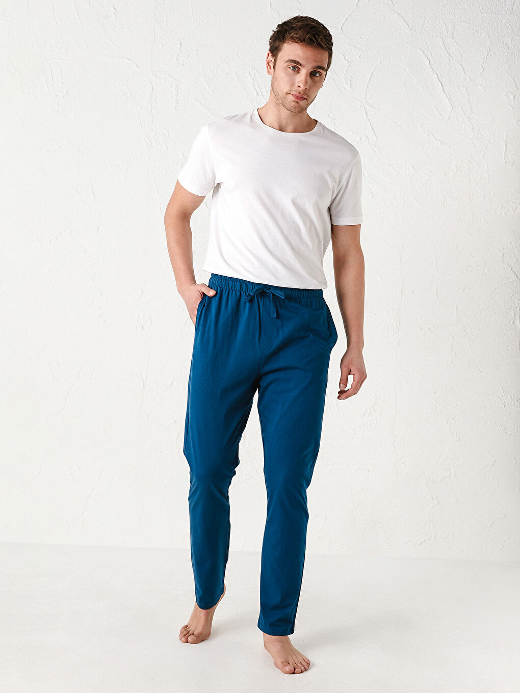 قيعان بيجامات رجالي بقصة عادية-1