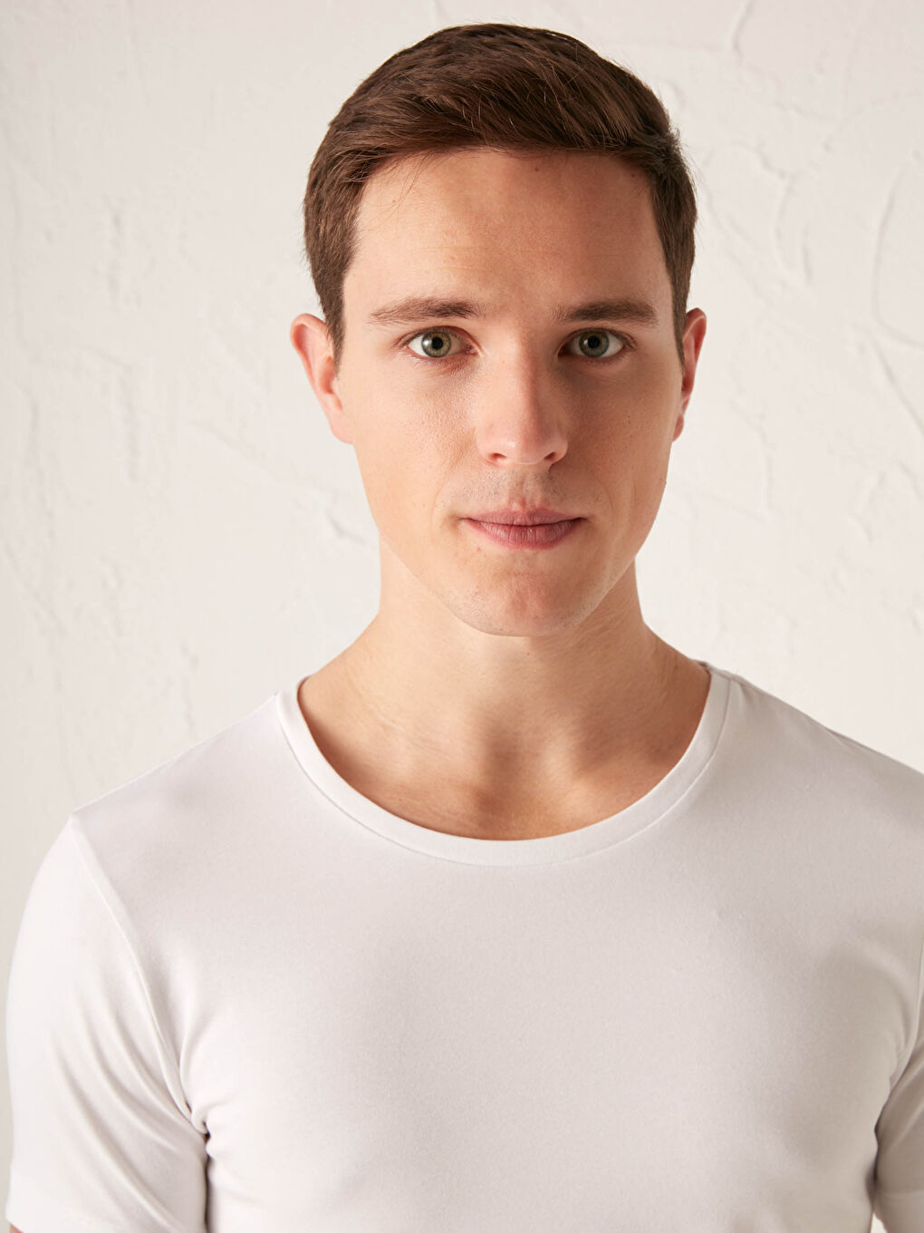 Crew Neck Short Sleeve Cotton Undershirt 2-pack-5
