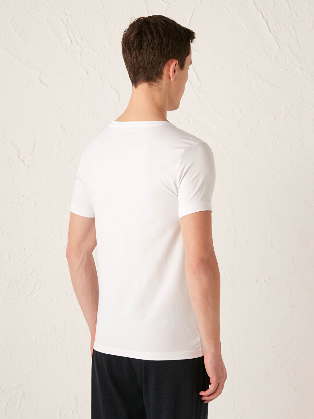 Crew Neck Short Sleeve Cotton Undershirt 2-pack-7