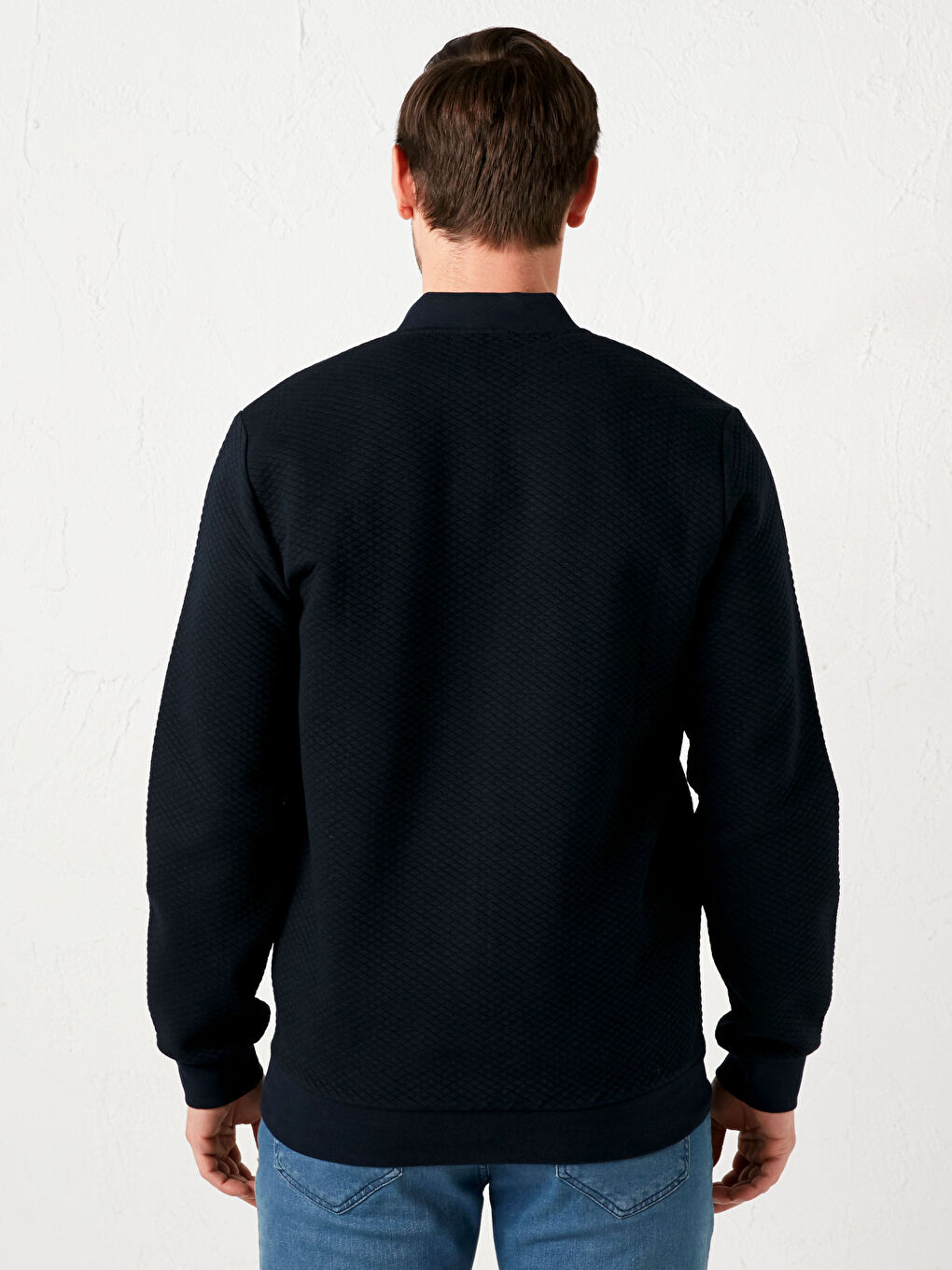 بالطو رجالي بقصة عادية وياقة كلية-4