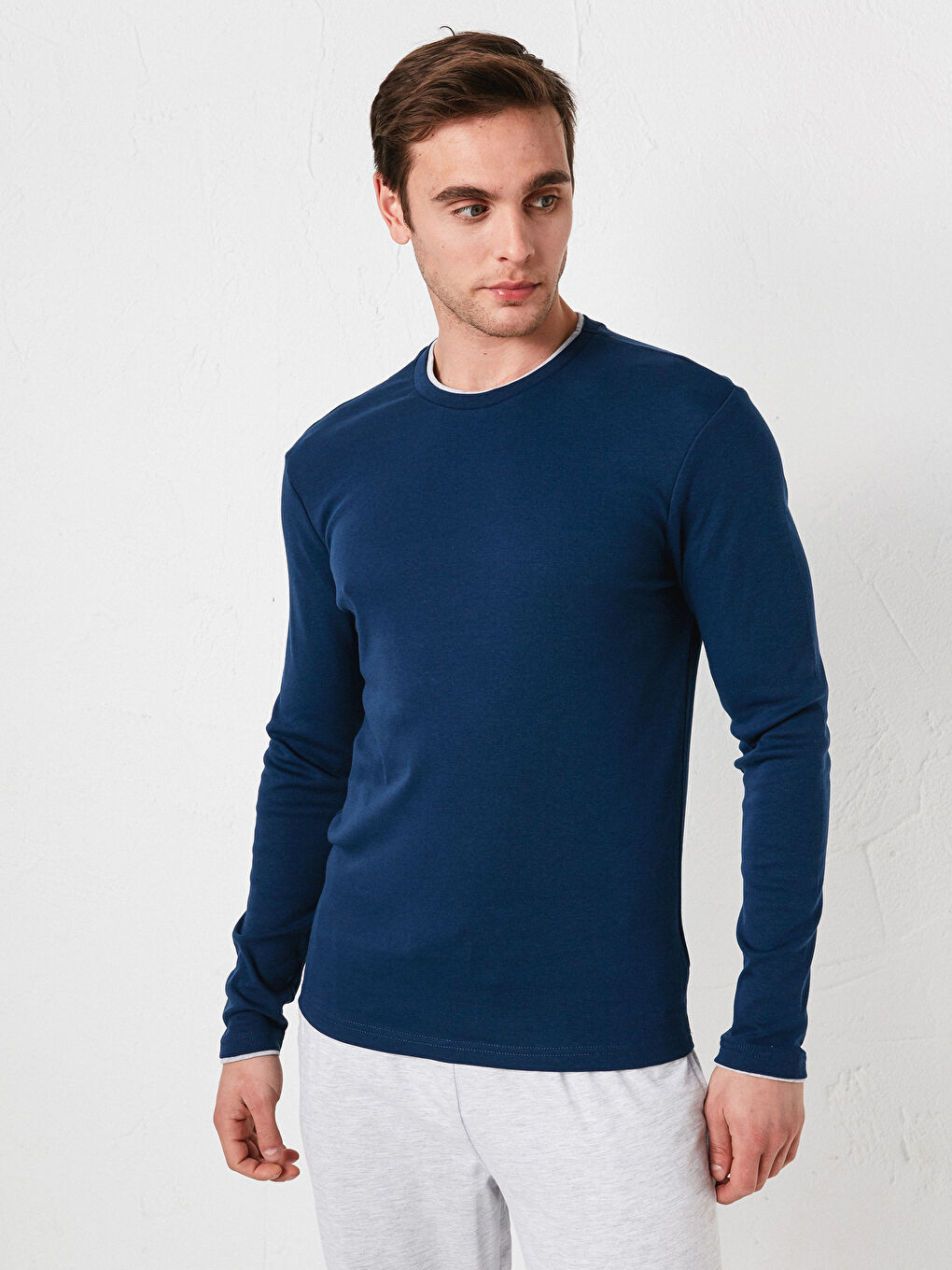صدرية كحلي رجل -S14634Z8-DEY