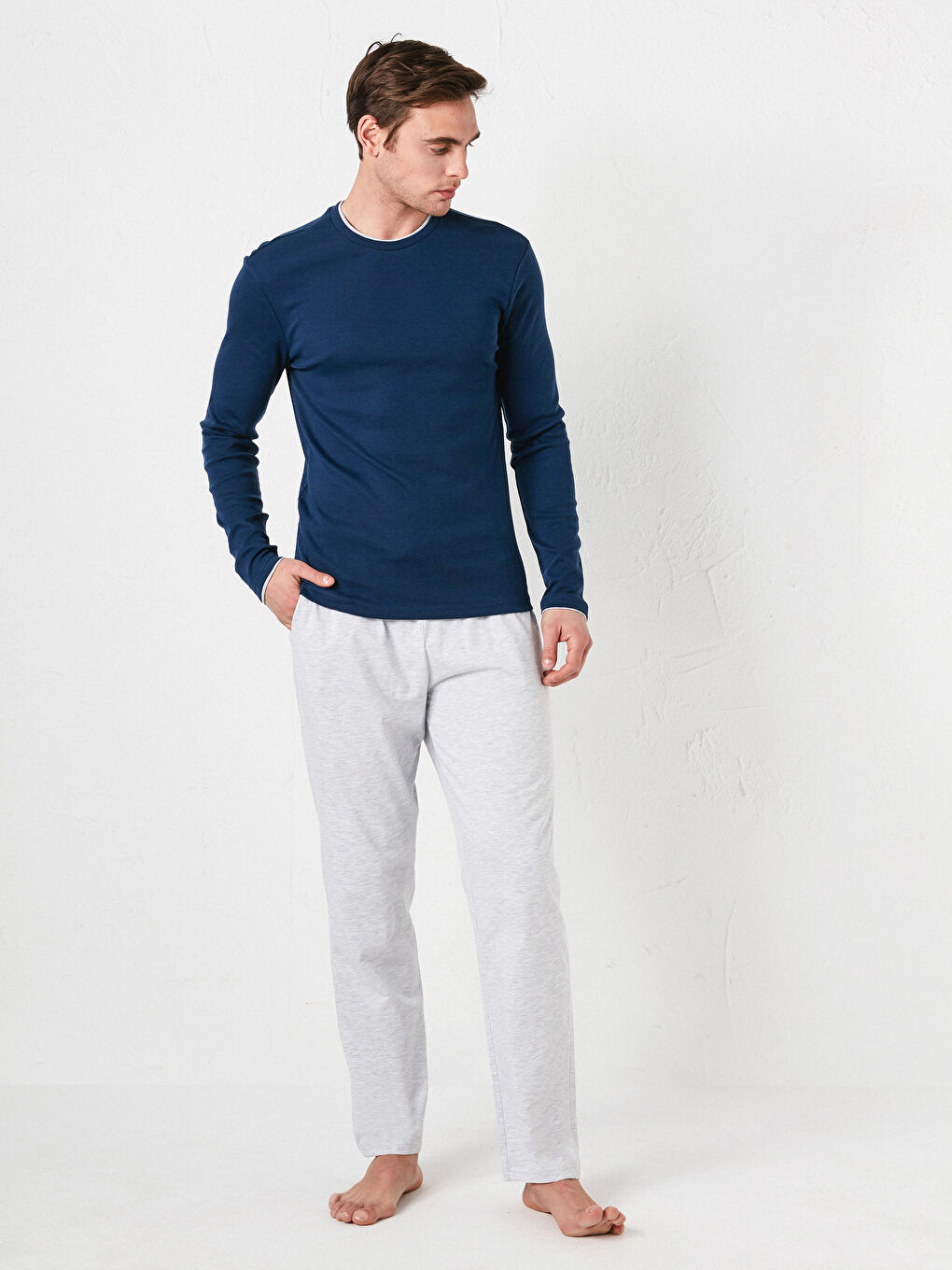 صدرية كحلي رجل -S14634Z8-DEY