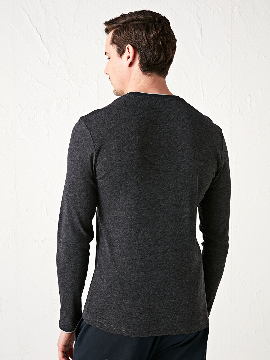 فيست كم طويل بياقة دائرية للرجال-4