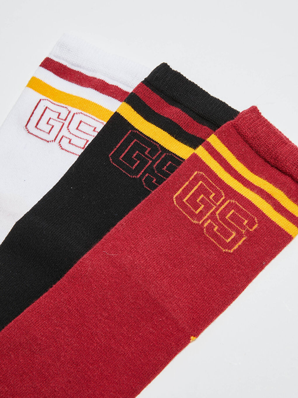 Karışık Galatasaray Baskılı Erkek Çocuk Taraftar Soket Çorap 3'lü-2