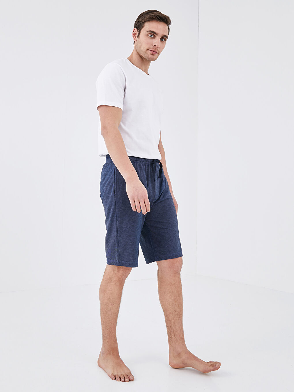 Standard Fit Bermuda Men's Pajama Bottoms-1