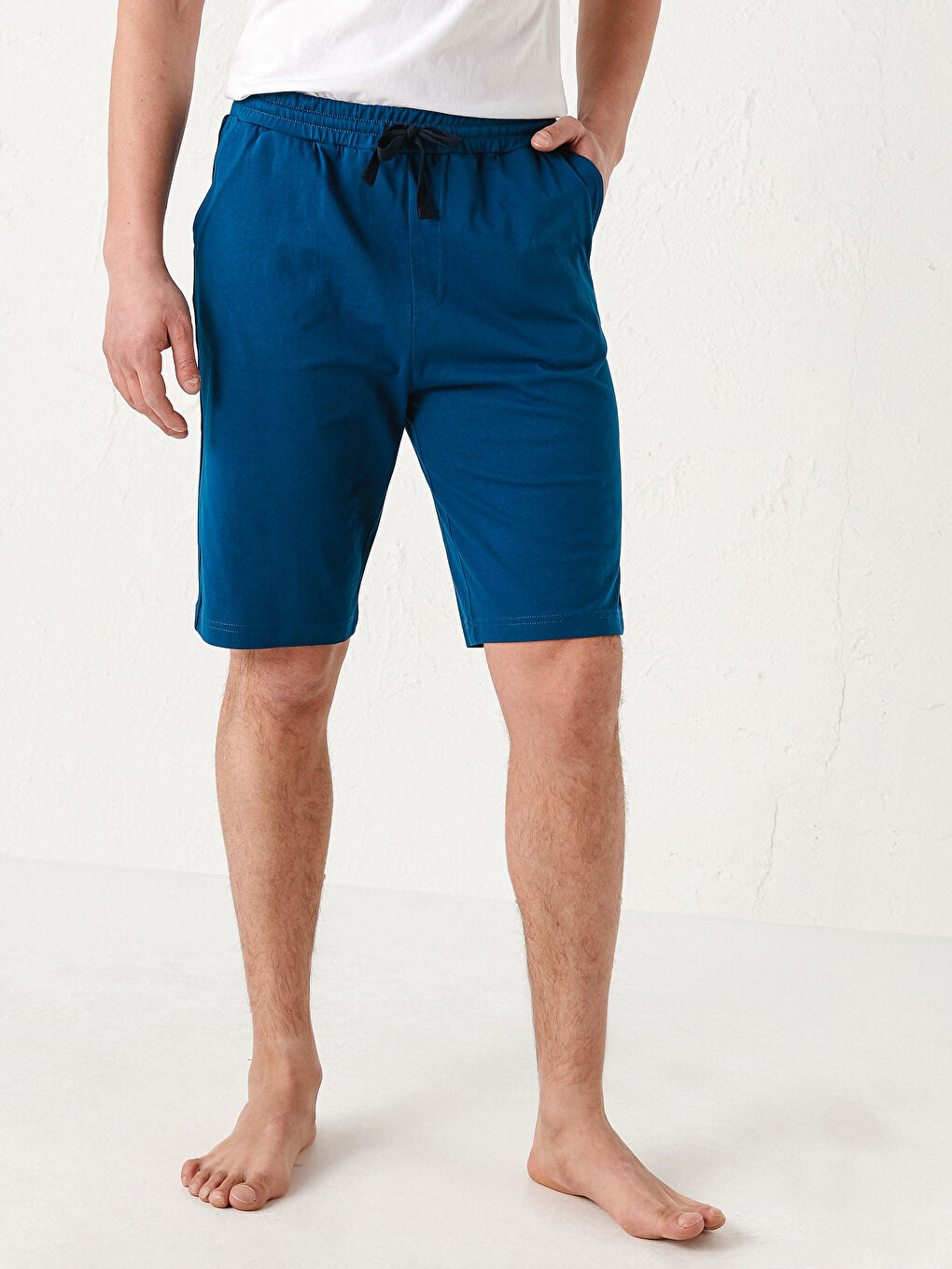 Standard Fit Men's Pyjama Bottom Shorts-2