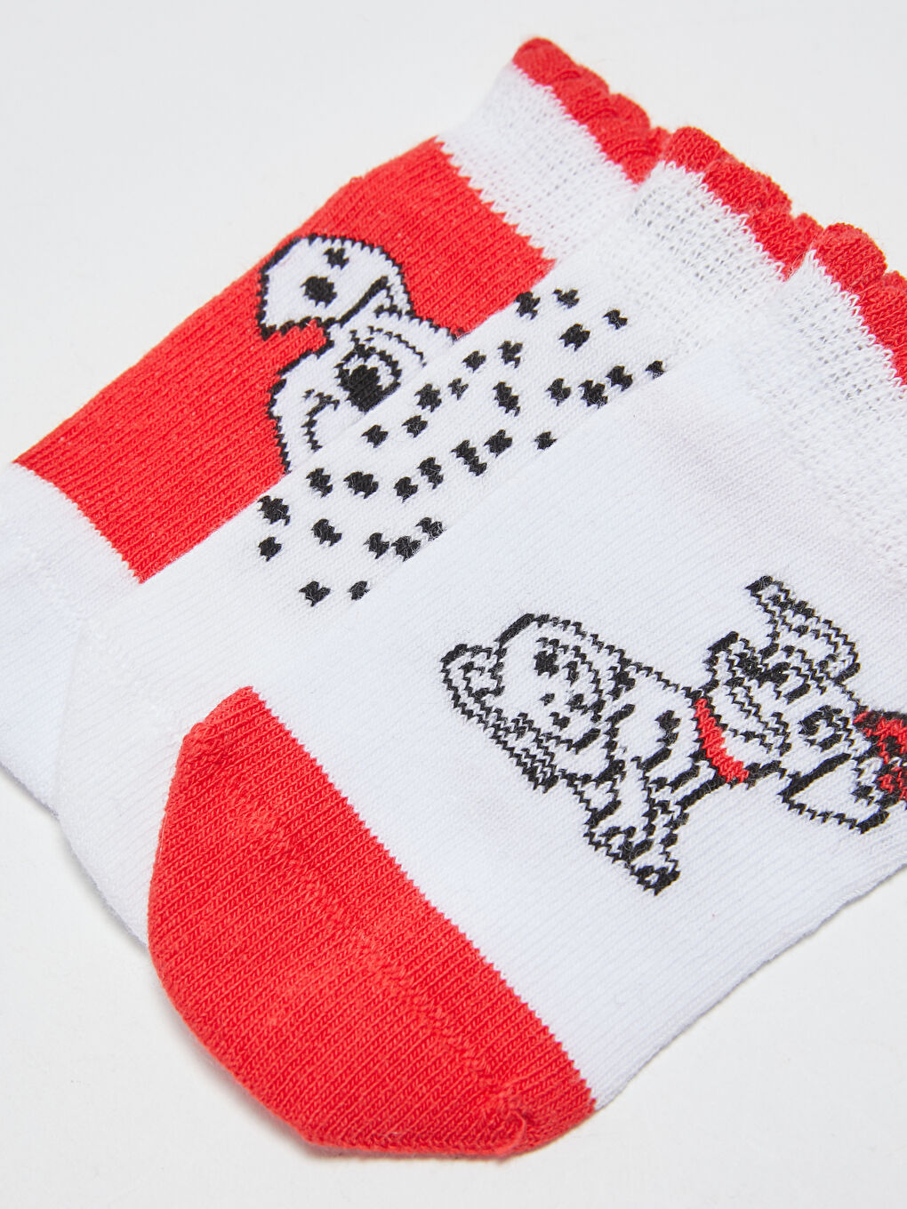 101 Dalmatian Printed Baby Girl Booties Socks 3 Pieces -S14699Z1-FFB