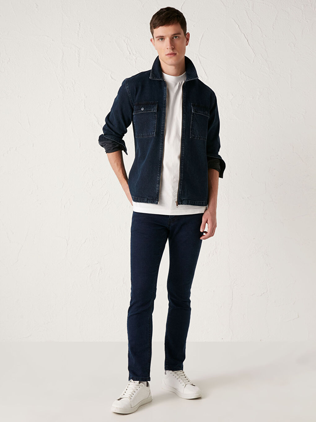 XSIDE Standard Fit Jean Jacket -S14751Z8-309 - LC Waikiki