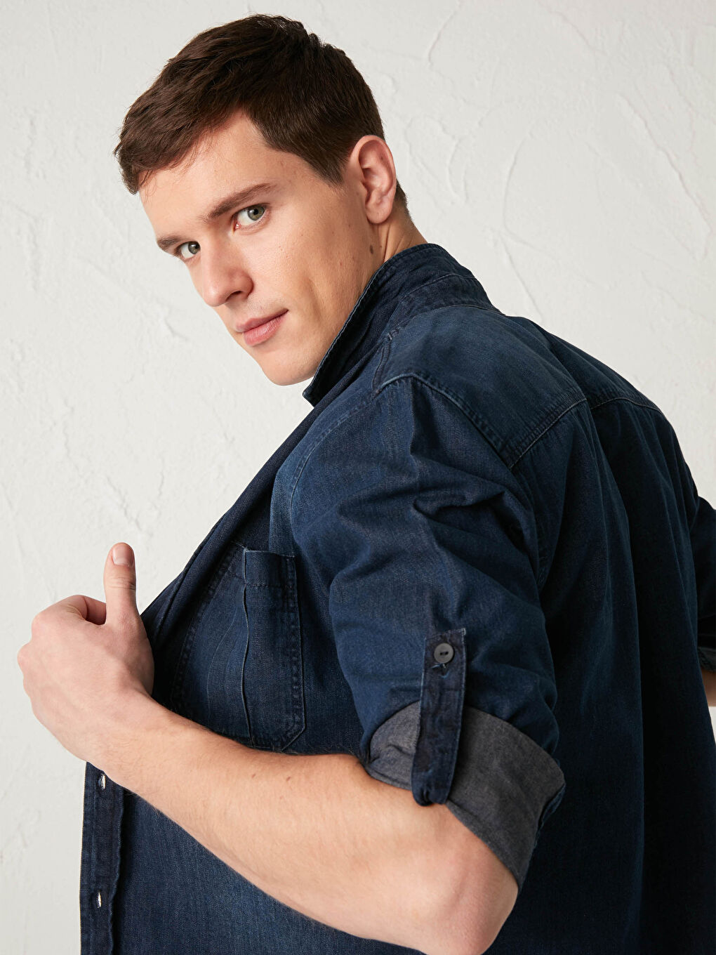 Slim Fit Jean Jacket-4