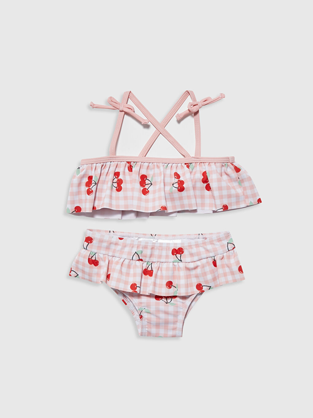 Patterned Baby Girl Bikini