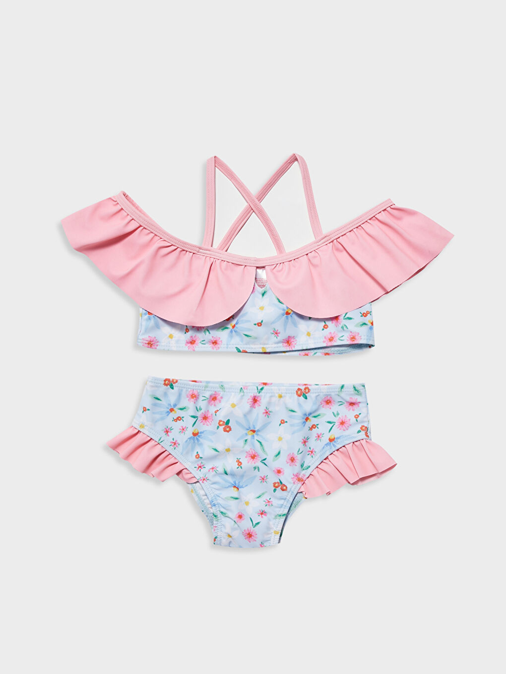 Patterned Baby Girl Bikini