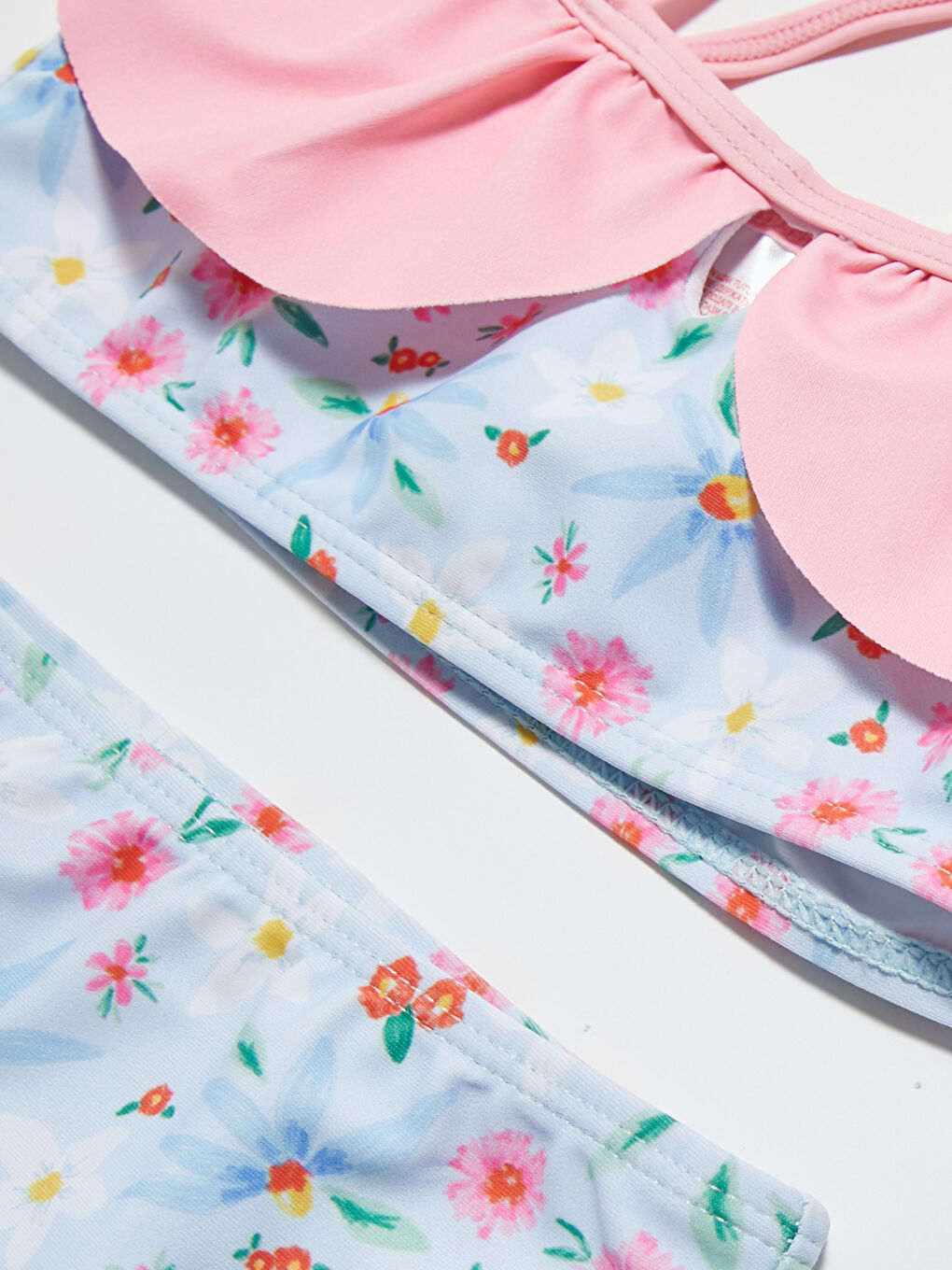 Patterned Baby Girl Bikini-2