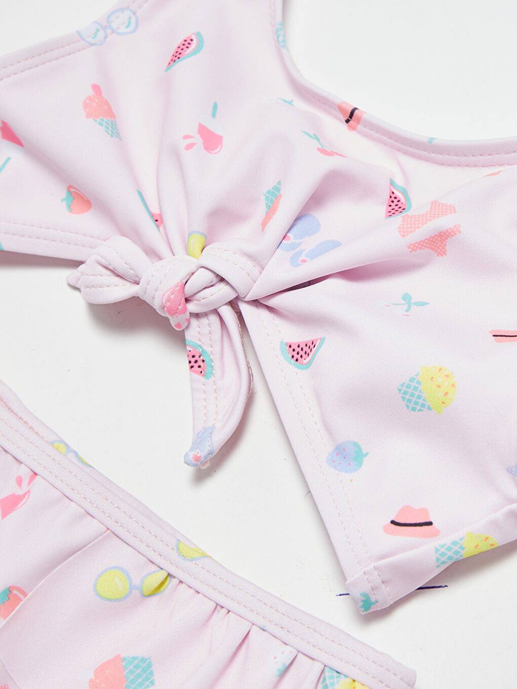Printed Baby Girls' Bikini Set-2