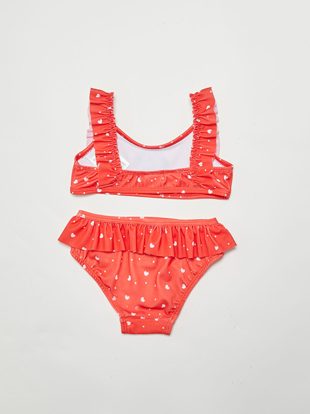Minnie Mouse Printed Baby Girl Bikini Set from Flexible Fabric-1