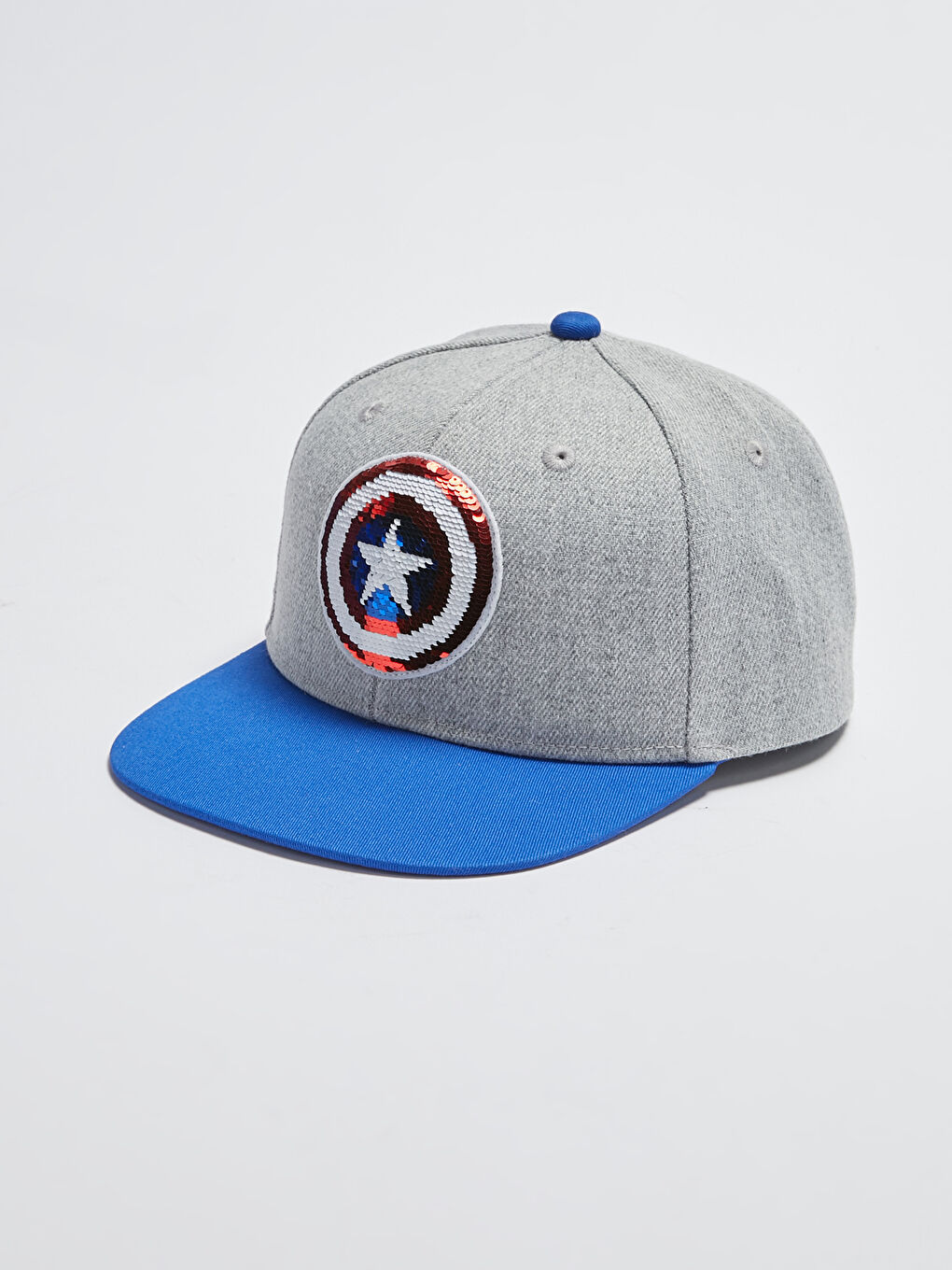 LCW ACCESSORIES Boy's Double-sided Sequined Avengers Emblem Hat -S14919Z4-D4M
