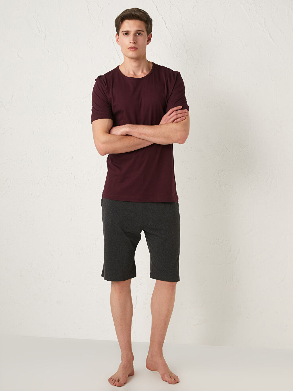 Regular Fit Men's Short Pyjama Set-1