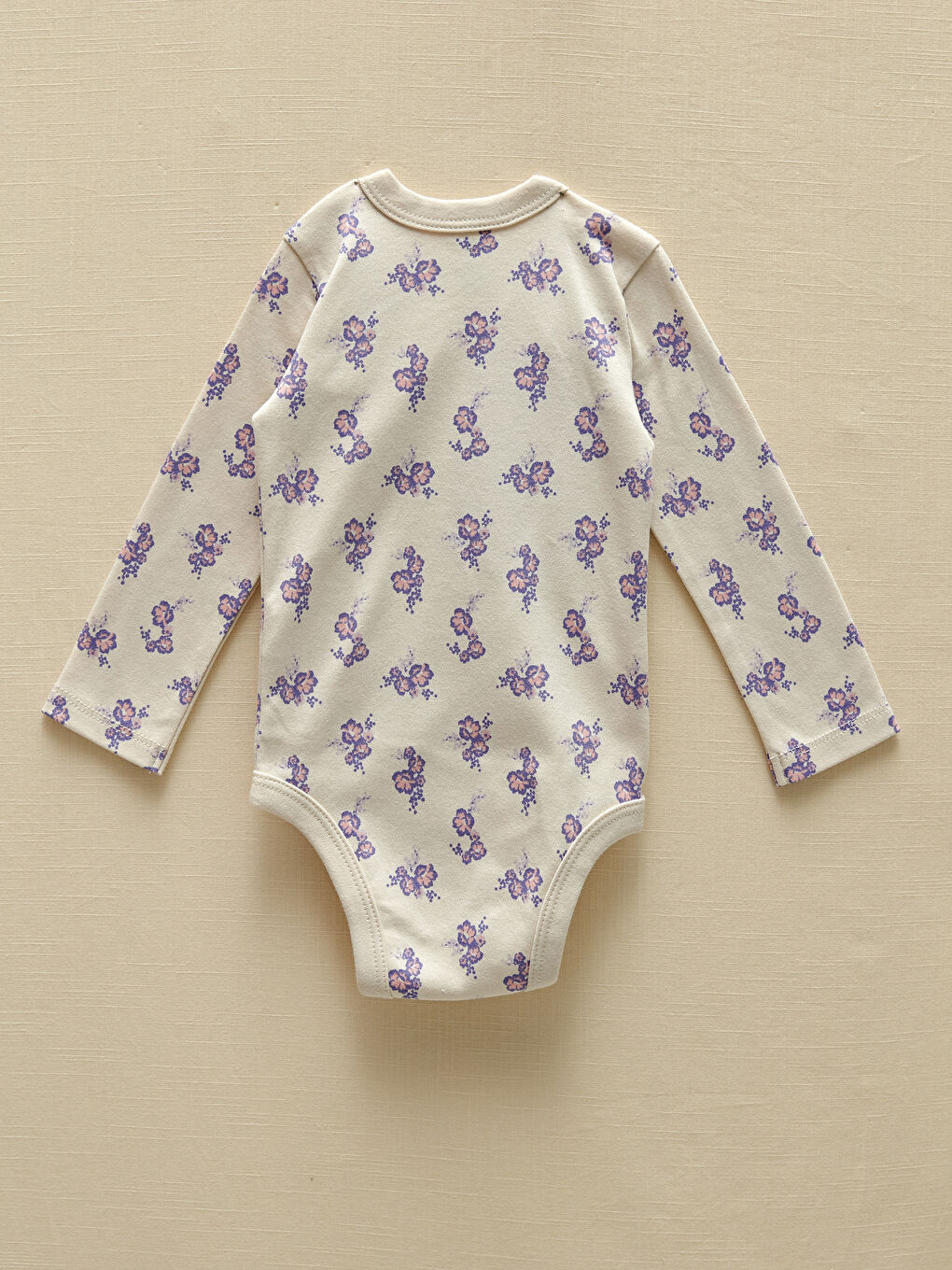 LCW baby Long Sleeve Printed Baby Girl Body with Snap Crotch 2-Pack -S15038Z1-LRA