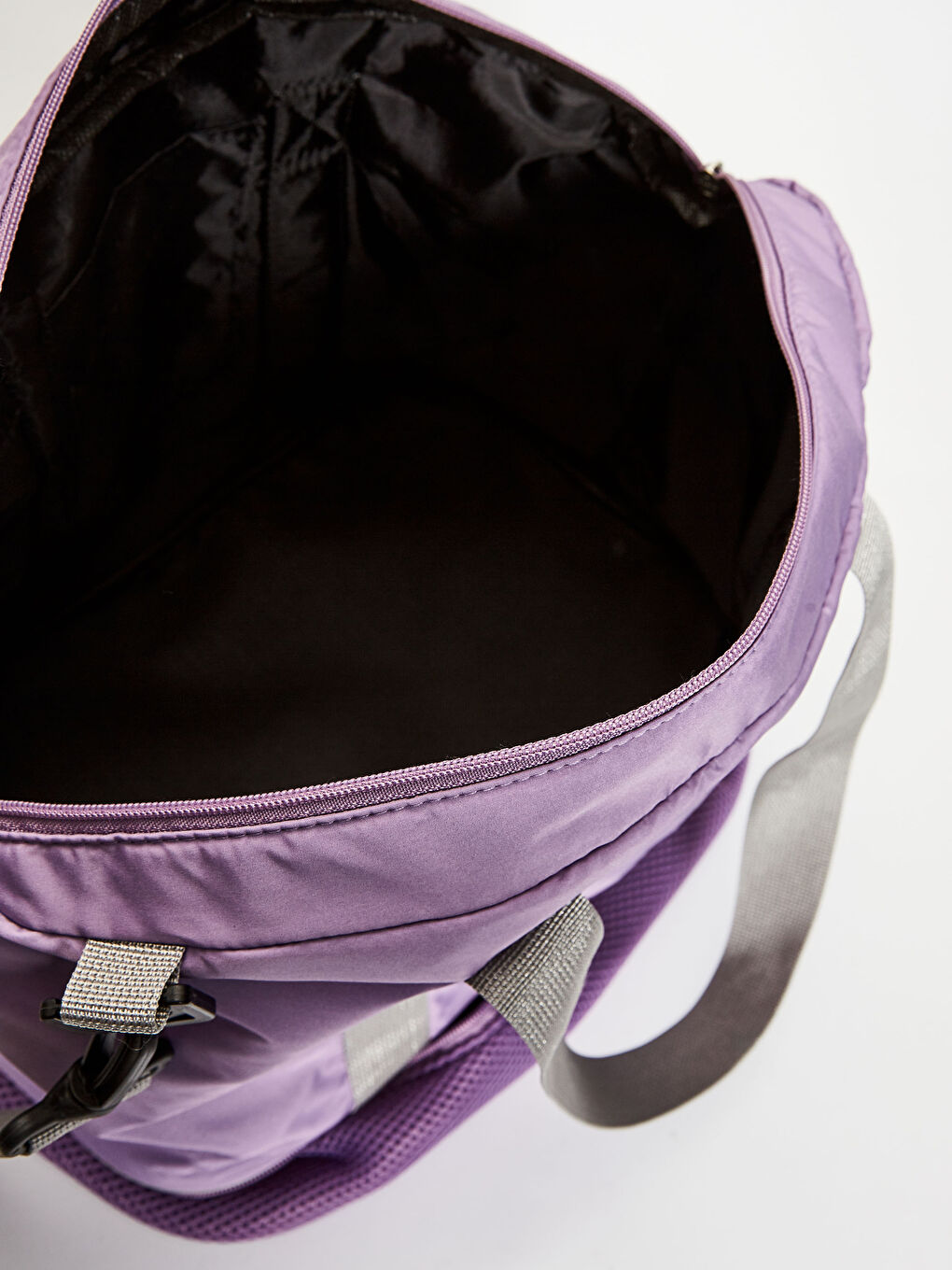 Lila Paraşüt Kumaş Kadın Aktif Spor Çanta-5