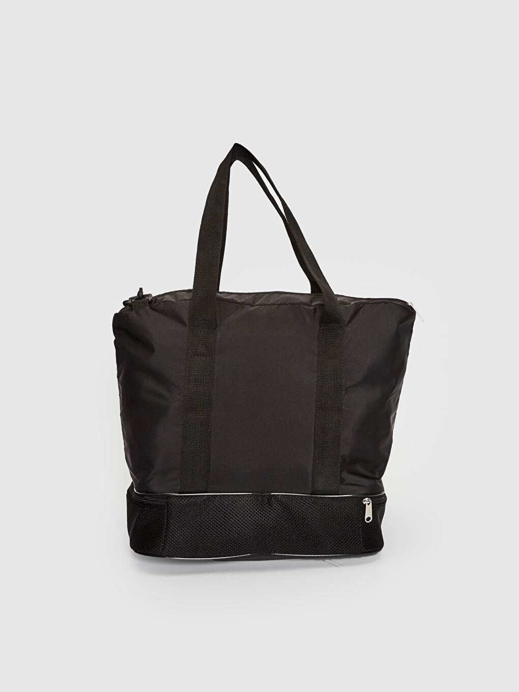 Siyah Paraşüt Kumaş Kadın Aktif Spor Çanta-4