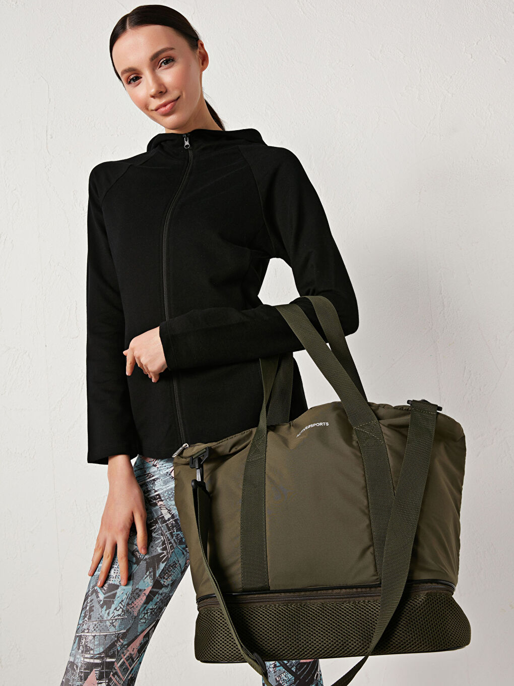 Sac de sport actif pour femmes en tissu de parachute-3