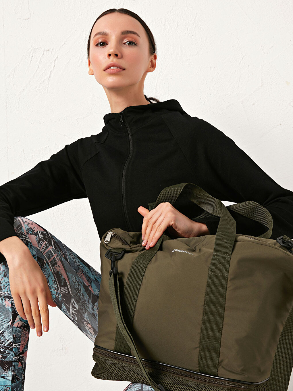 Sac de sport actif pour femmes en tissu de parachute-4