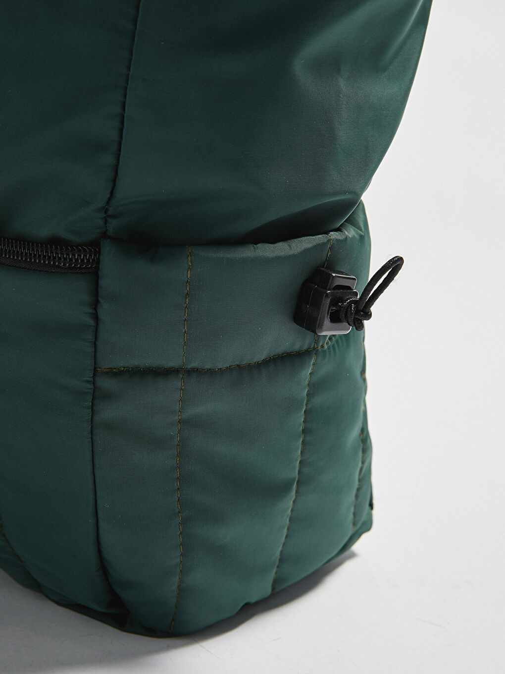 Haki Etiket Baskılı Kadın Kol Çantası-6