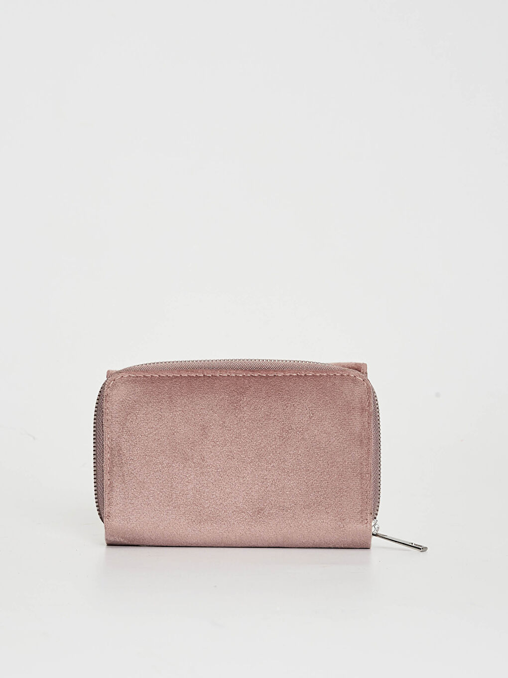 Pembe Kadife Cüzdan-1