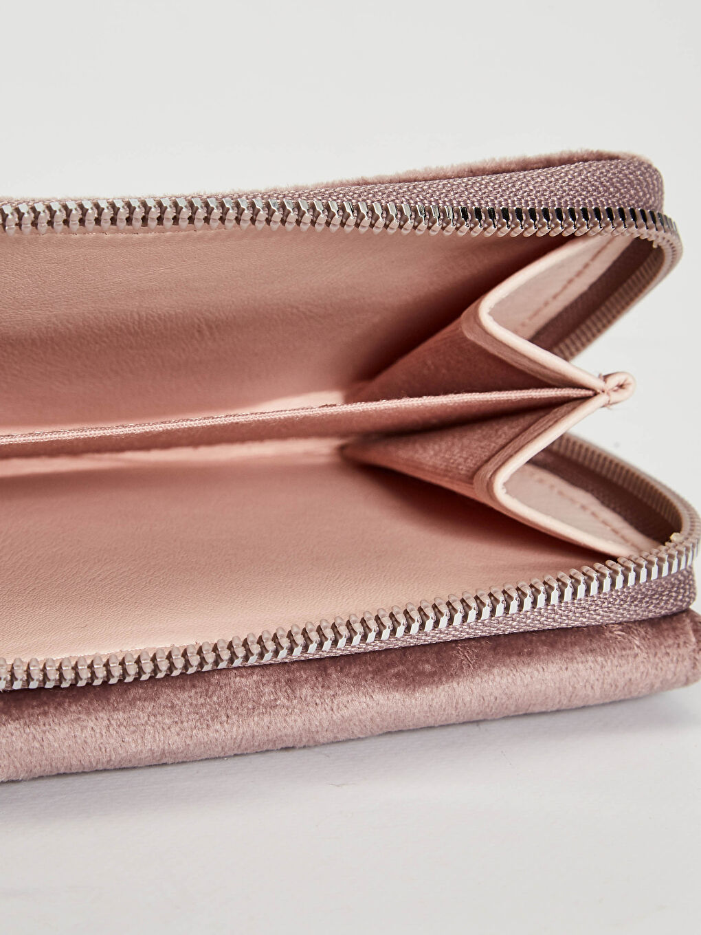 Pembe Kadife Cüzdan-2