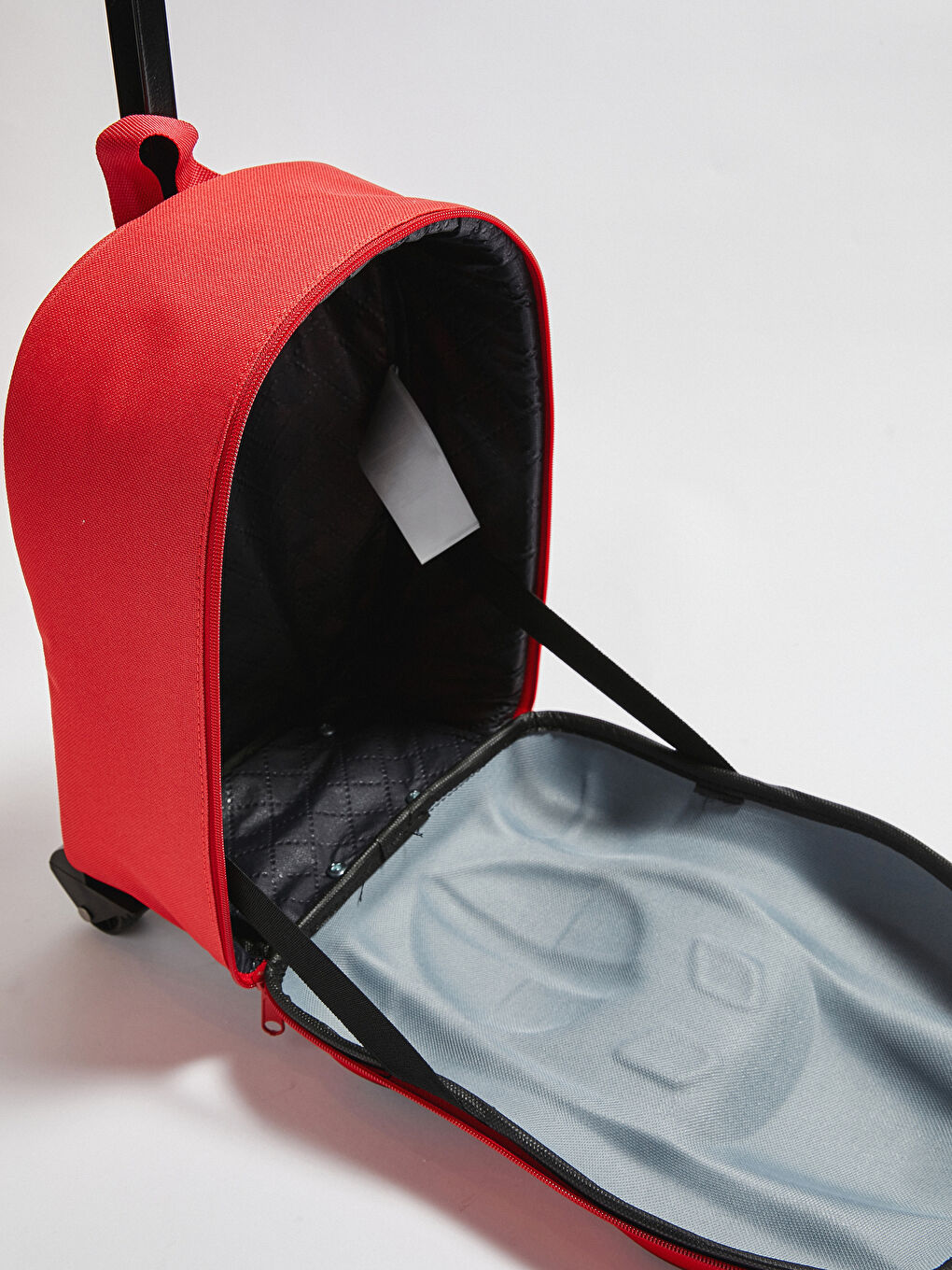 Kırmızı Çekçekli Baskılı Erkek Çocuk Okul Çantası-2