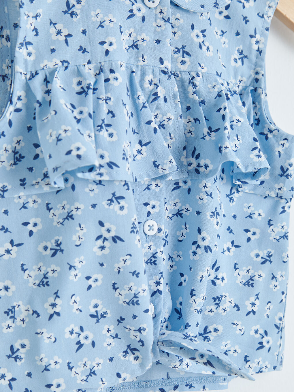 Chemise en popeline pour bébé fille-1