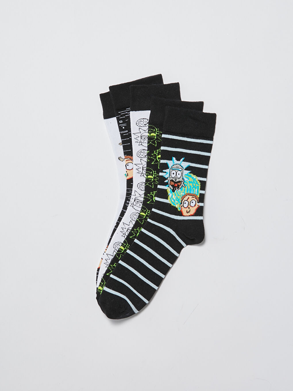 Ricky and Morty Printed Men's Socks 5 Pieces