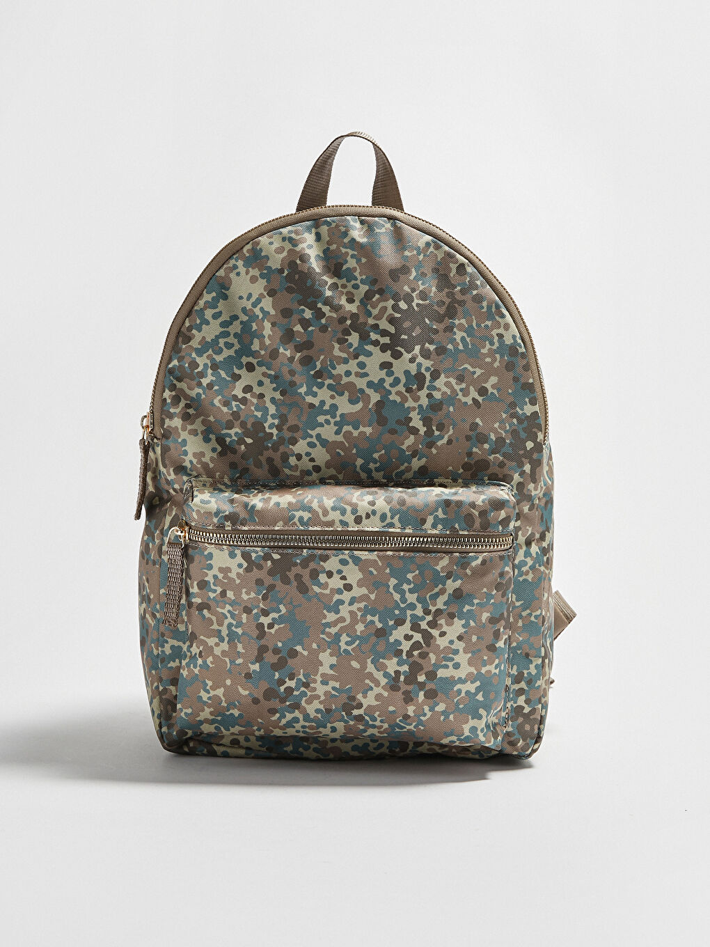 Yeşil Desenli Kadın Sırt Çantası-2