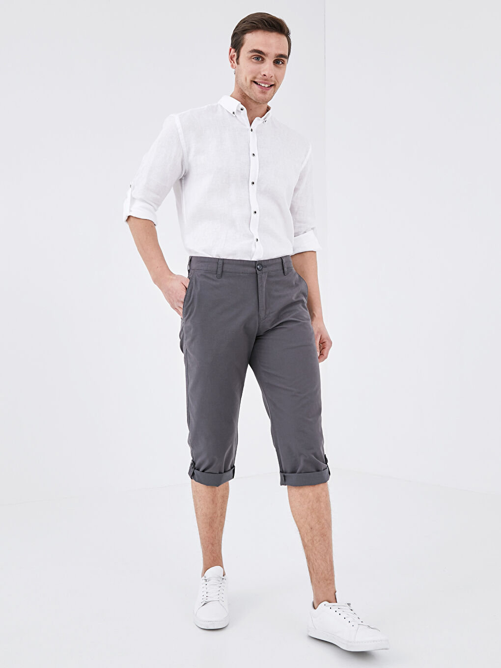 LCWAIKIKI Classic Regular Fit Men's Bermuda Shorts -S15649Z8-JQN