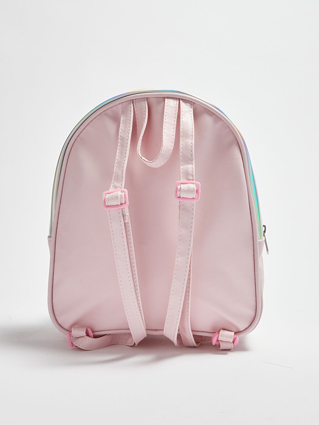 Gri Kız Çocuk Parlak Görünümlü Sırt Çantası-2