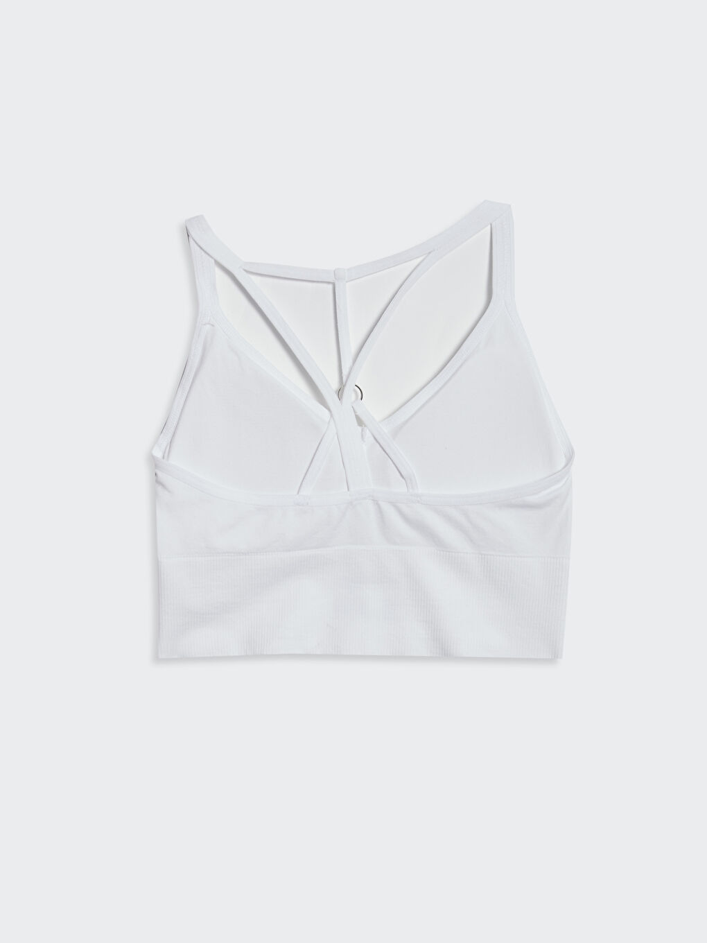 Beyaz Balensiz Kadın Dikişsiz Büstiyer Sütyen-1