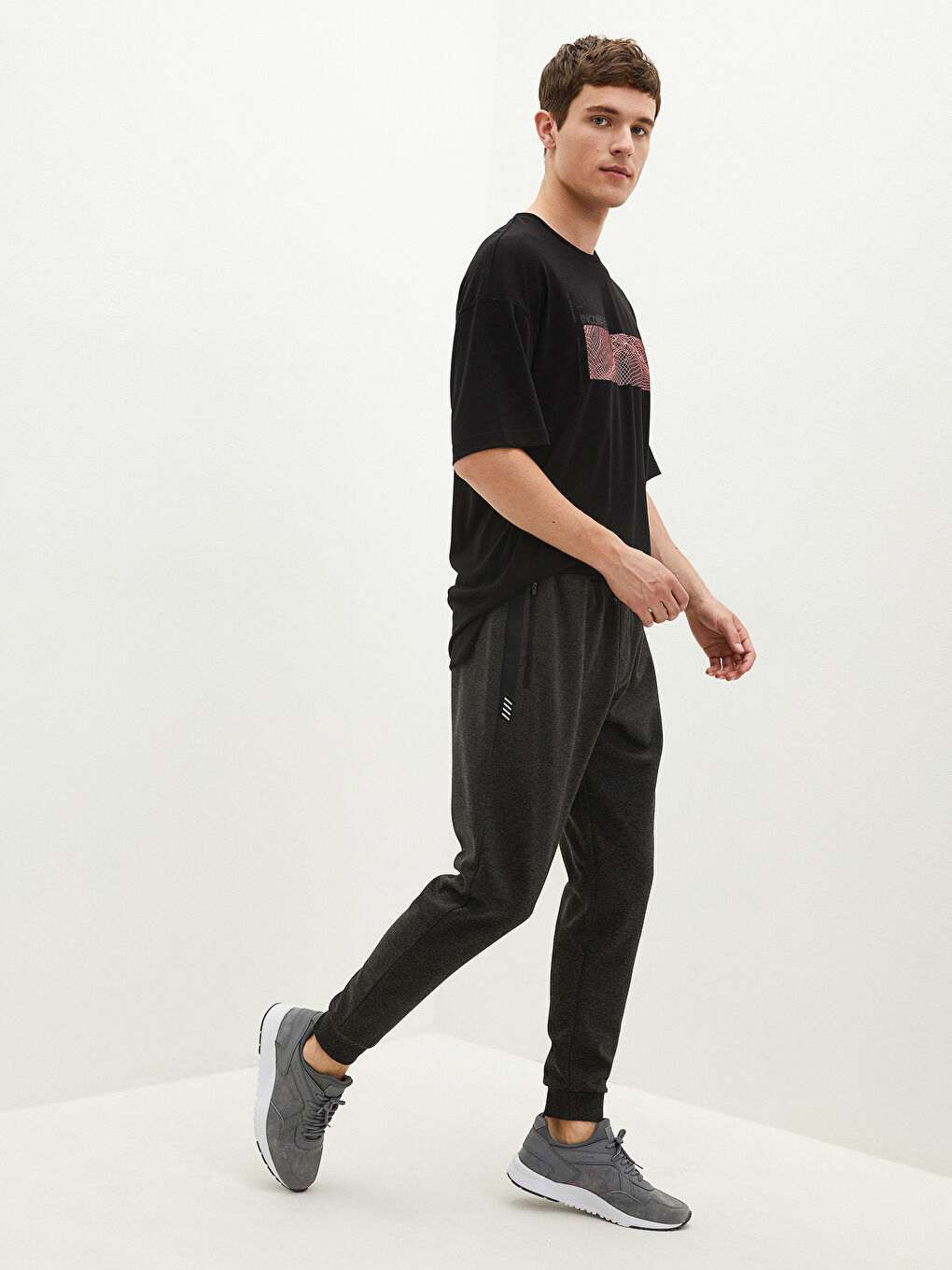 بنطلون رياضي رجالي ضيق للركض مناسب للرياضة-2