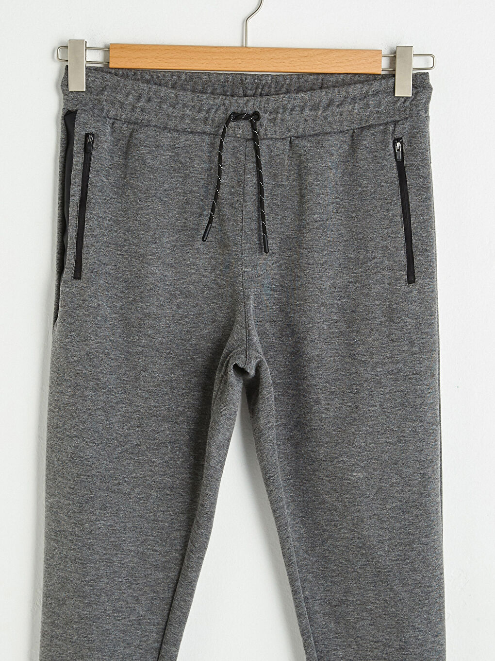 Gri Slim Fit Aktif Spor Erkek Jogger Eşofman Altı-6