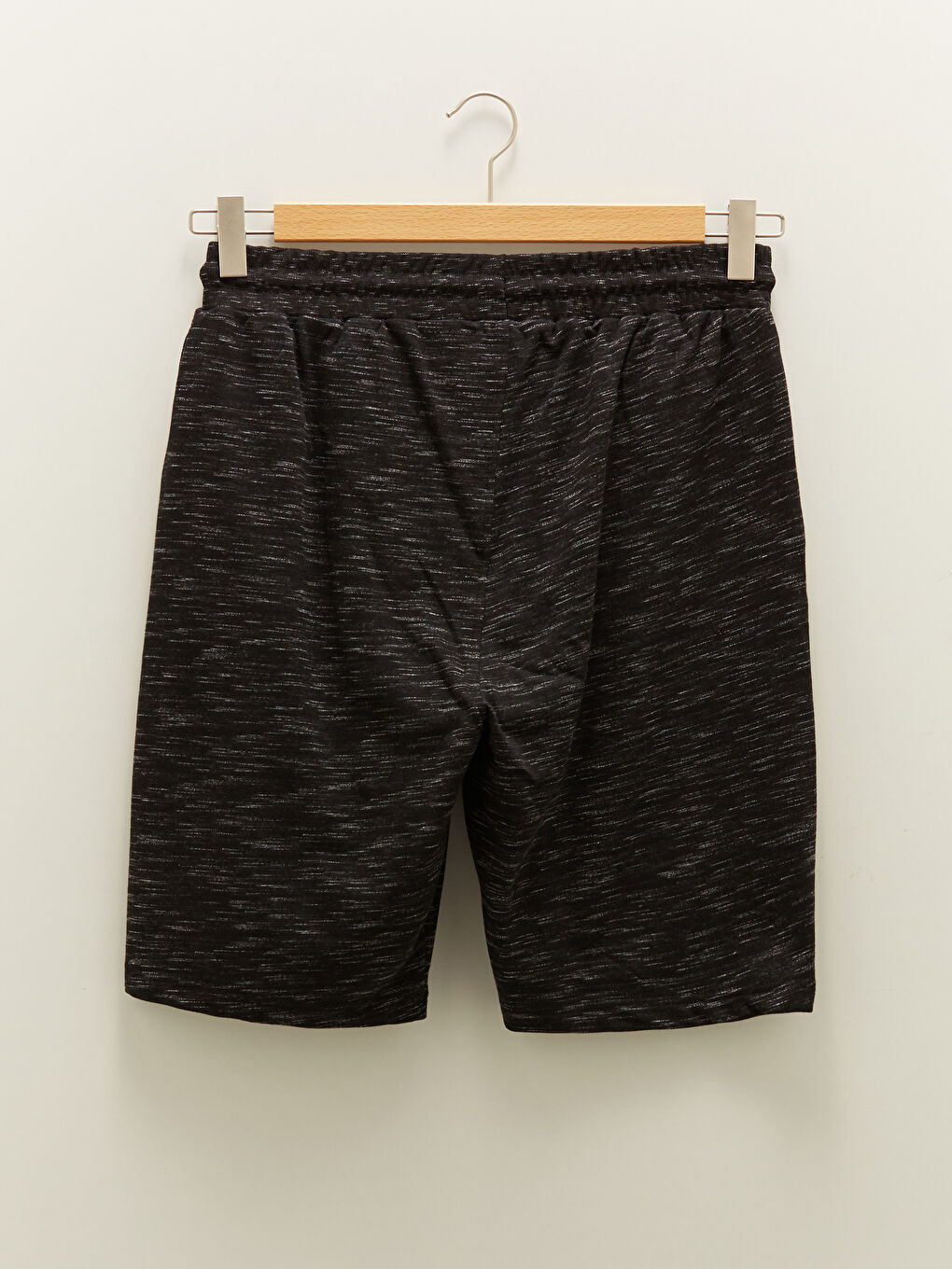 Siyah Standart Kalıp Erkek Roller Şort-6