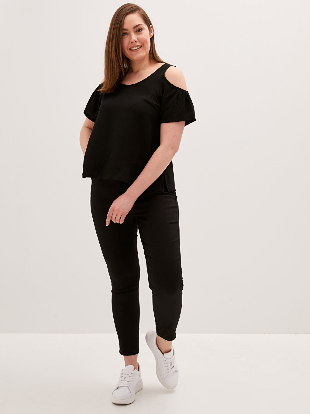 Siyah Yüksek Bel Mercury Skinny Fit Kadın Jean Pantolon