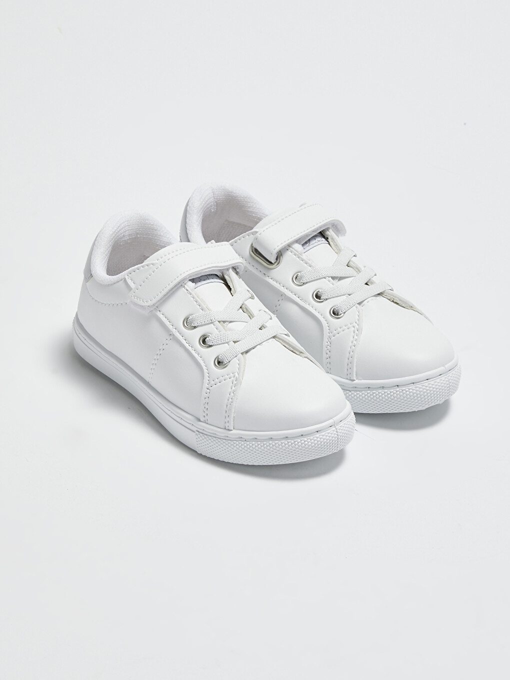 Lace-up and Velcro Girls' Sneakers