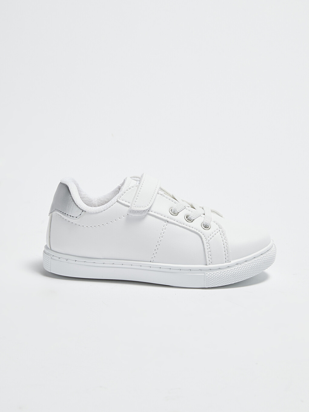 Lace-up and Velcro Girls' Sneakers-1