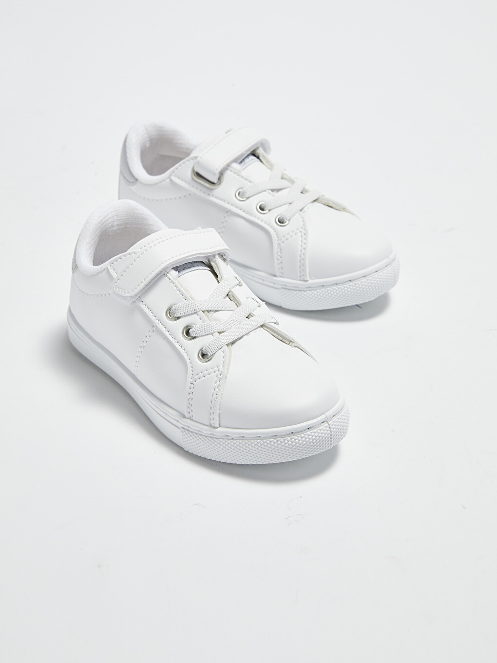 Lace-up and Velcro Girls' Sneakers-3