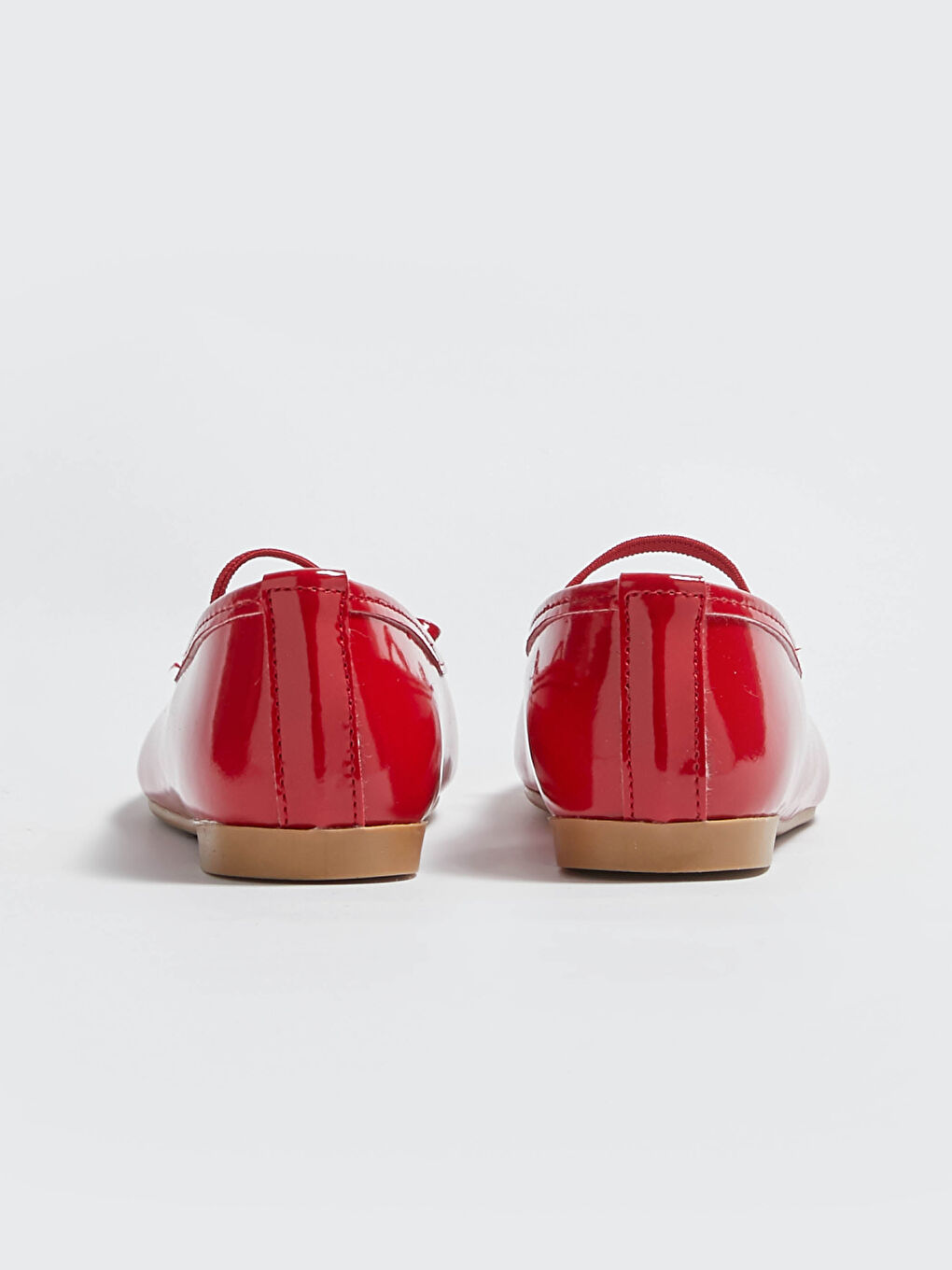 Kırmızı Kız Çocuk Fiyonk Detaylı Babet Ayakkabı-3