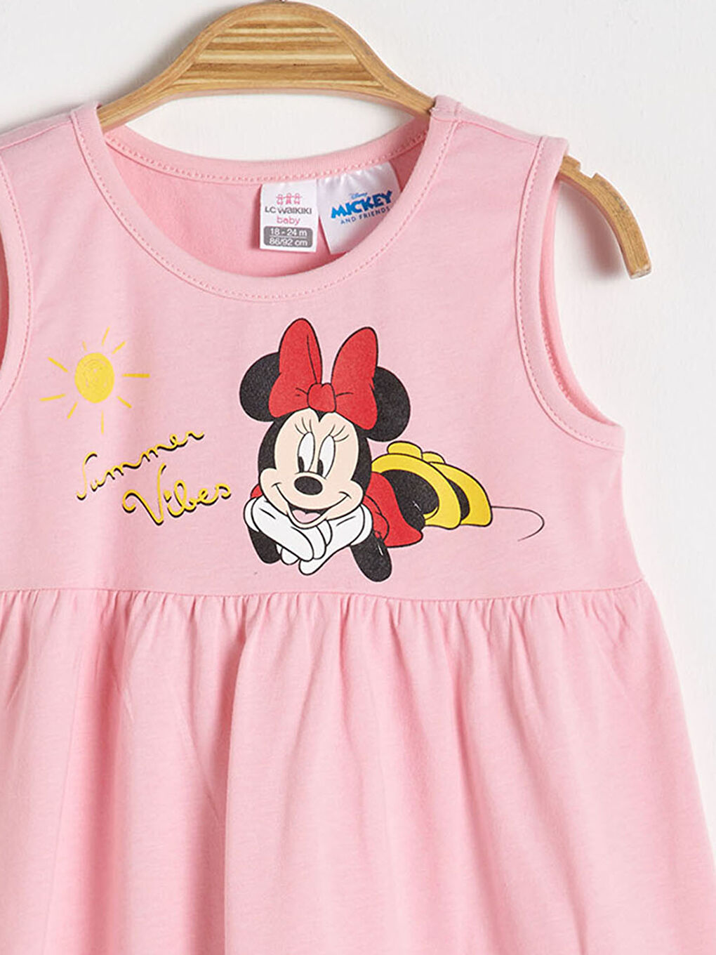 Baby Girl's Minnie Mouse Printed Dress-2