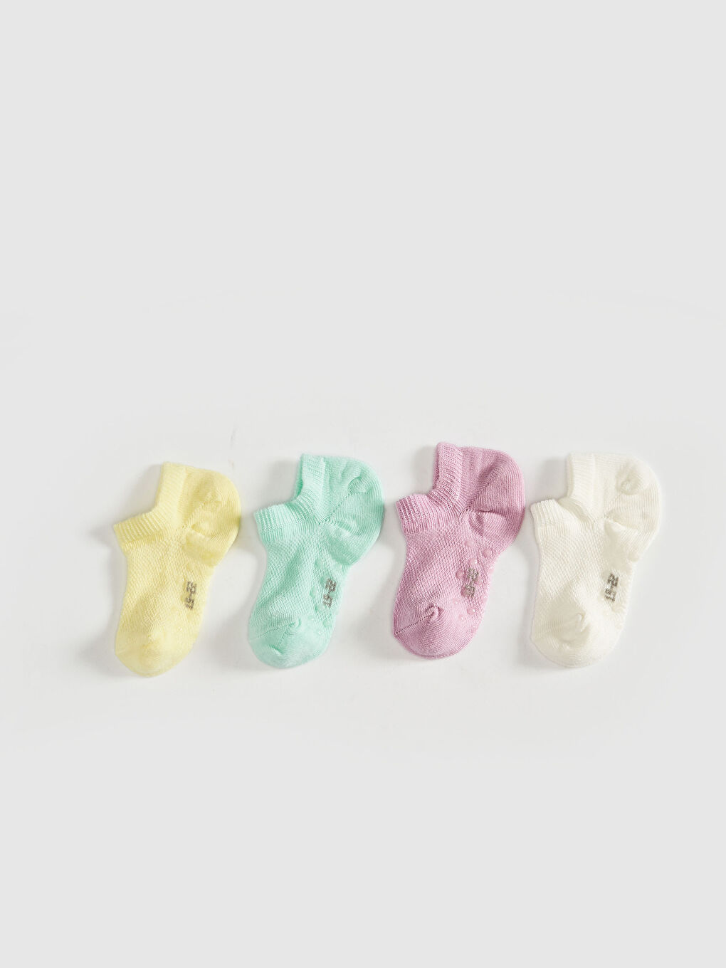 Baby Girl Sneaker Socks 4 Pieces-1