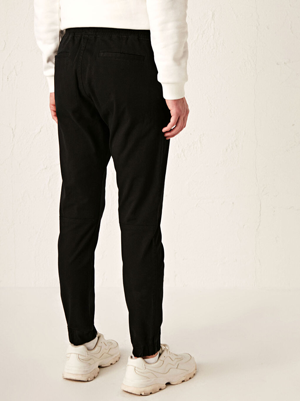 Pantalon en gabardine coupe slim-4